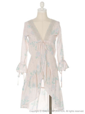 nadesico Cotton silk floral gown